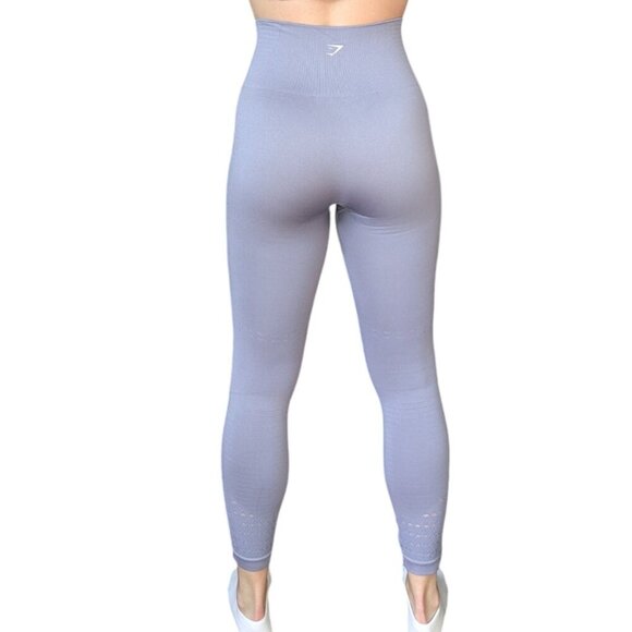 Gymshark Light Purple Energy Seamless Leggings Women Size Small - Picture 3 of 7